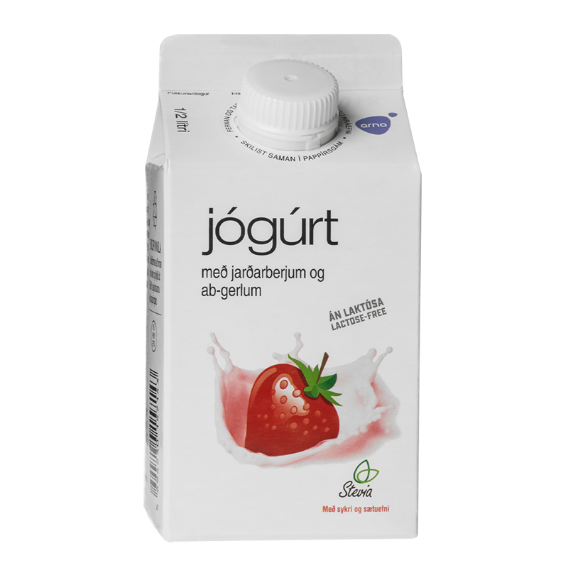jogurt 500ml jardarberja og ab 800
